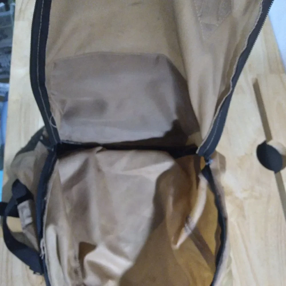 Vintage Stansport Leather Bottom Backpack